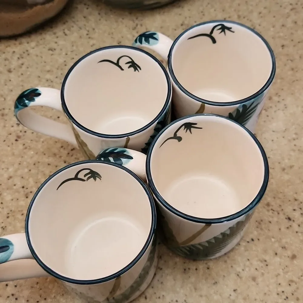 Kauha'le Living Lobster Claw Cup Set of 4